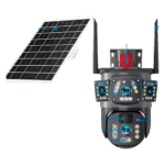 كاميرا مراقبة تعمل بالطاقة الشمسية 🌞📷،