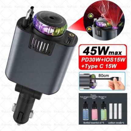 شاحن سيارة 5 في 1 – ayaalwshop"